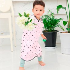 bebe chouette 孩童可愛印花長版背心
