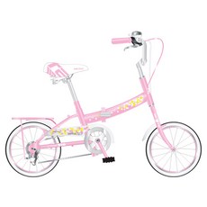 뮤트 2018 브이팩 아동용 폴딩자전거 V-PAK S16, PINK, 1개