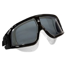 아쿠아스피어 씰드래곤 틴디드렌즈 프레임 수영고글, 블랙