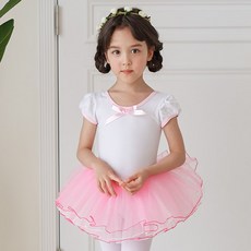 FOBENE 女童浪漫雙色芭蕾舞短裙