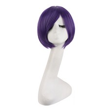 스윗리빙 숏크러쉬 할로윈 축제 가발, 퍼플