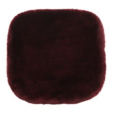 汽車羊毛座墊, 紅酒, 1個