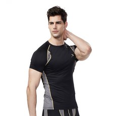 GearX 男款四季圓領運動短袖T恤