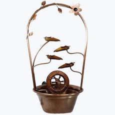 이앤 핸드메이드 인테리어 분수대 장식품, 물레방아플라워