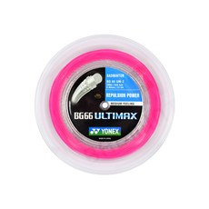 요넥스 ULTIMAX 배드민턴 스트링 BG66, NEON PINK, 1개