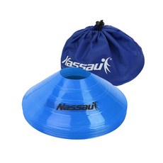 Nassau 碟錐套組碟錐 10p + 袋子 + 包裝材料, 藍色