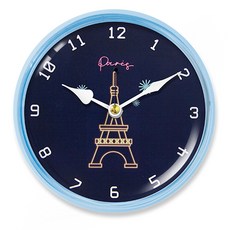 浴室防水靜音時鐘 WPC-003, 藍色