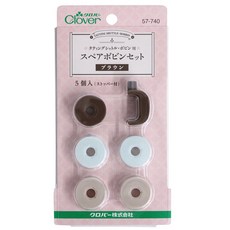 Clover 可樂牌 梭織梭子 梭芯 棕色 57-740, 混合顏色, 1套