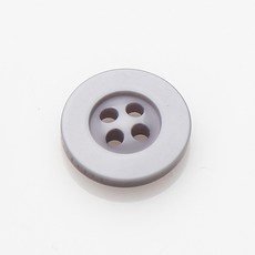 HR大鈕扣 Hanshamoe 亮面鈕扣 13mm, 單一顏色, 12個