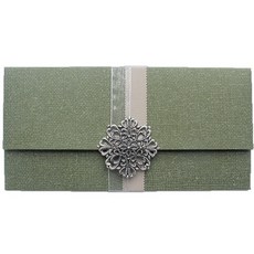 Dongsung Jigongsa Studio 2禮券袋兼零用錢袋, 艾蒿, 1個