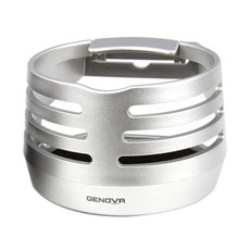 GENOVA 벤트 클립 차량용 컵 홀더, 1개, 실버