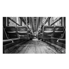 UVDS 주방 아트보드 비어있는 지하철, 1개