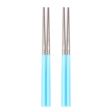 兒童筷子, 天藍色, 2雙