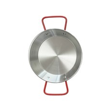 雙耳不鏽鋼海鮮燉飯鍋 紅色, 2號, 1個