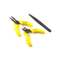 複製品 3D 金屬塊工具套組迷你鉗+扁鉗+鑷子 MU197798, 混色