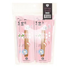 네츄럴코어 강아지 미트스틱, 혼합맛(실꼬리돔/닭가슴살), 140g, 20개