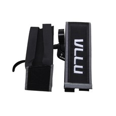 VLLU 藍色 Leports 自行車腳趾帶散裝, 黑色的, 1個