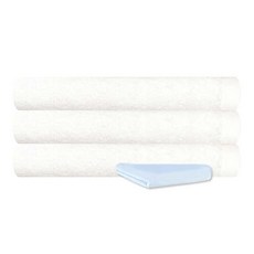 Songwol 松月 優質素色浴巾 3入+素色洗臉巾 天空藍, 象牙白, 1組