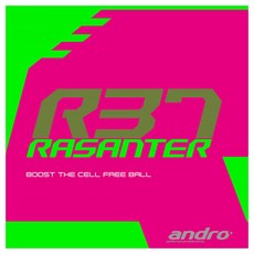 안드로 라잔터 R37 ULTRA 탁구러버 MAX, RED, 1개