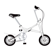 자이덴 2018 쿠퍼 폴딩자전거, 화이트, 1개