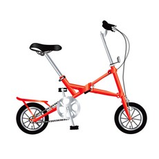 자이덴 2018 쿠퍼 폴딩자전거, 레드, 1개