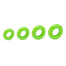 想像人們矽膠握力球 4種組, 混色