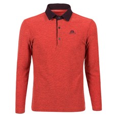 MOUNTAIN EQUIPMENT 男款襯衫領素色長袖T恤