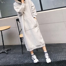스위트나인 임부복 베이직 후드 롱티