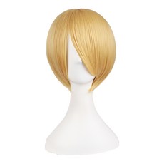 스윗리빙 숏크러쉬 할로윈 축제 가발, 베이지