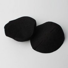 時尚亮點半圓肩墊 小 NO 8 25mm, 黑色的, 12套