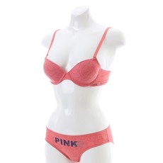 캐리루시 PINK 브라팬티 세트 1101