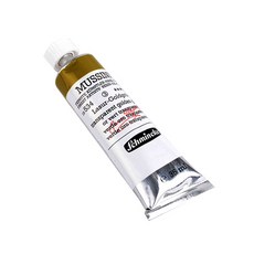 Schmincke 史明克貓頭鷹 Mussini 油畫顏料 S3 534 TranslucentGoldenGreen, 35ml, 1色