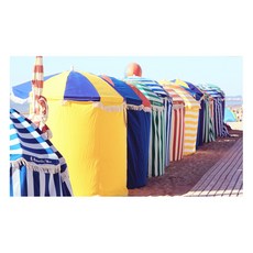 유브이디에스 아트보드 주방시트지 해변가의 천막, 1개