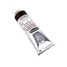 Schmincke 史明克貓頭鷹 Mussini 油畫顏料 S1 645 AspaltumBlackTranslucent, 35ml, 1色