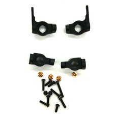 TFL SCX10 2 Upgrade金屬轉向節W/C Hub懸吊系統零件, BK, 1套