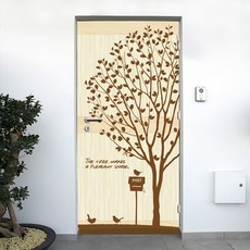 Munky World Front Door Sheet Air Free 幸福愛情樹, 混色