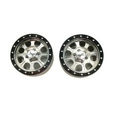 TFL 4.8cm Emulation 8孔重型輪 RC車輪 RC9073, BK + S, 1套