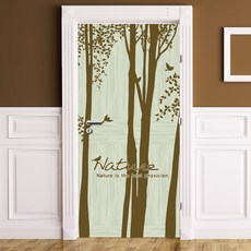 Munky World Front Door Sheet Air Free The Silent Sound of the Forest 1, 混色