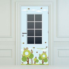 Munky World Front Door Sheet Air Free Happy Forest 2, 混色