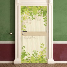 Munky World Front Door Sheet Air Free Leaf Story 1, 混色