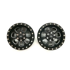 TFL 4.8cm Realistic 10輻重型輪設計O RC車輪, BK, 2件