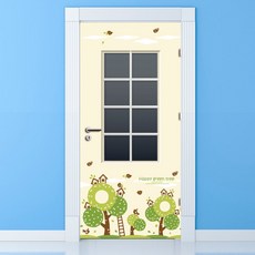 Munky World Front Door 床單 Air Free Happy Forest 1, 混色