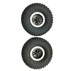 TFL 4.8 x 11.7 厘米仿真 10 輻條輪胎 RC 汽車車輪/輪胎套組 RC9060, 小號+黑色, 1套