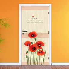 Munky World 前門板紙無空氣玫瑰花設計, 混色