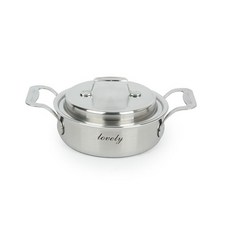 Kitchen-Art 電磁爐適用Lovely系列附蓋3層不鏽鋼湯鍋, 18cm, 單色, 1組