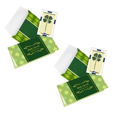 四葉幸運草卡片+信封套組, 費城, 2套