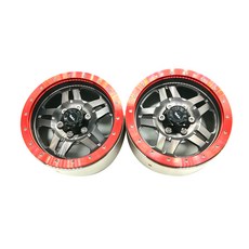 TFL 4.8cm Emulation 5 Spoked Wheel RC車輪 RC9056, S + R, 1套