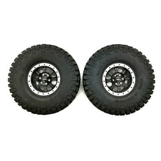 TFL 4.8 x 11.7 厘米仿真 8 輪輻重型輪胎 RC 汽車車輪/輪胎套組 RC9075, 小號+黑色, 1套