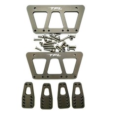 TFL SCX10 Chassis Adjustable mount Set RC카 바디부품 RC9083, BK, 1세트