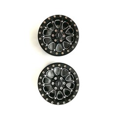 TFL 4.8cm Realistic 10輻重型輪設計N RC車輪, BK, 2件